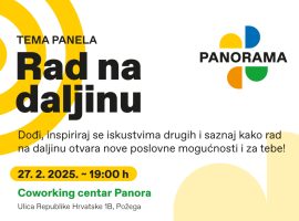 Coworking centar Panora pokreće seriju javnih panela pod nazivom Panorama – prvi panel posvećen temi rada na daljinu