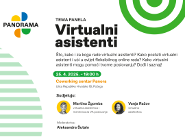 Pridruži se javnom panelu: Virtualni asistenti u fokusu nove Panorame